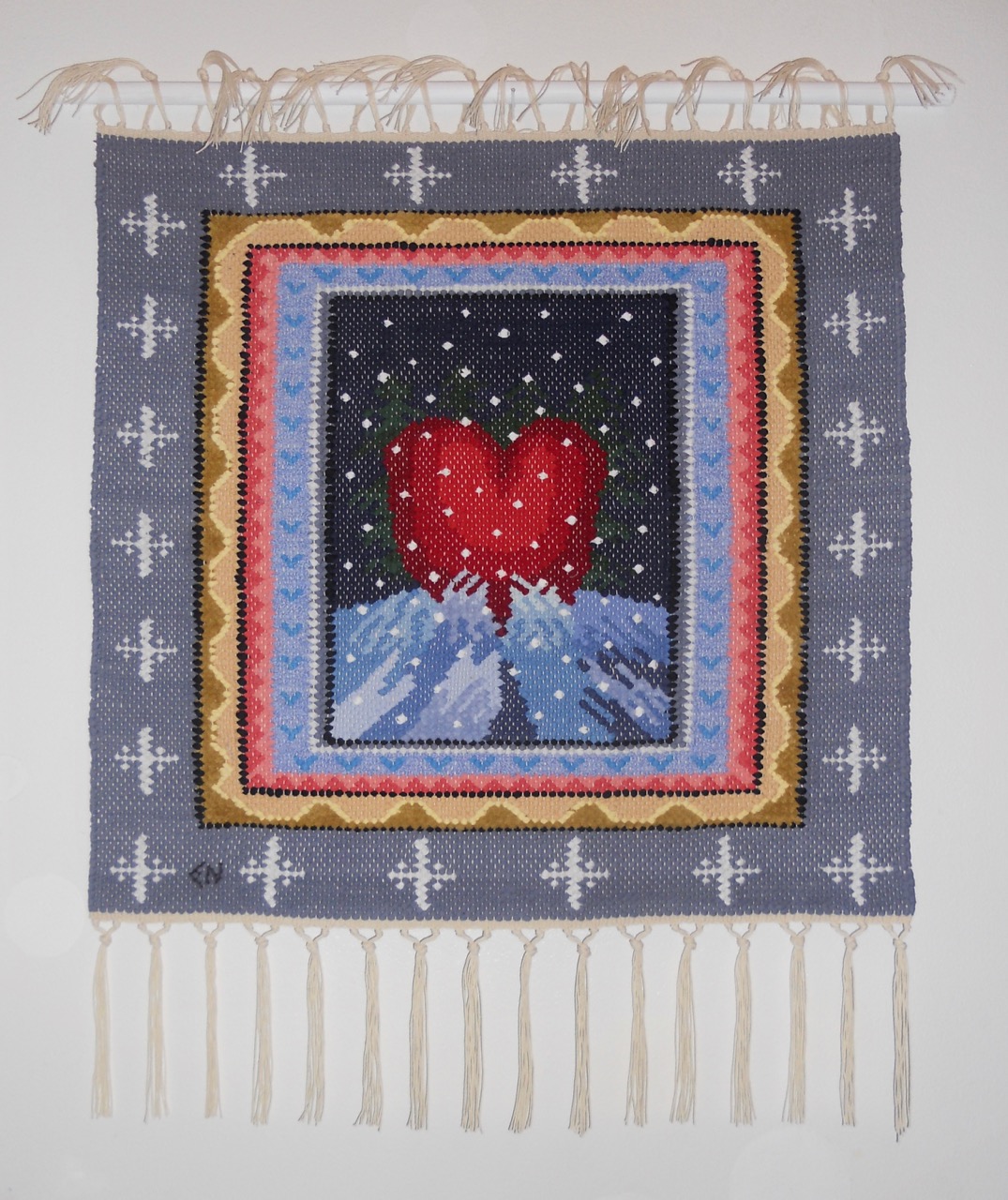 Snöhjärta
56x72cm med frans